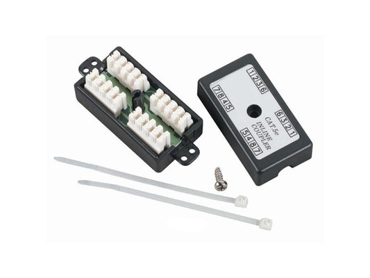 Black Box Corp Cat5E Ushielded Hard-Wire Coupler