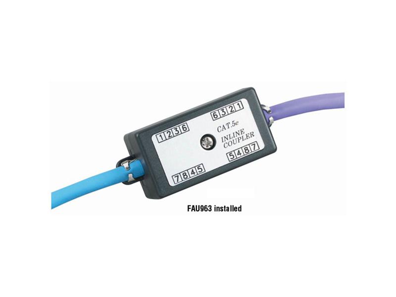 Black Box Corp Cat5E Ushielded Hard-Wire Coupler