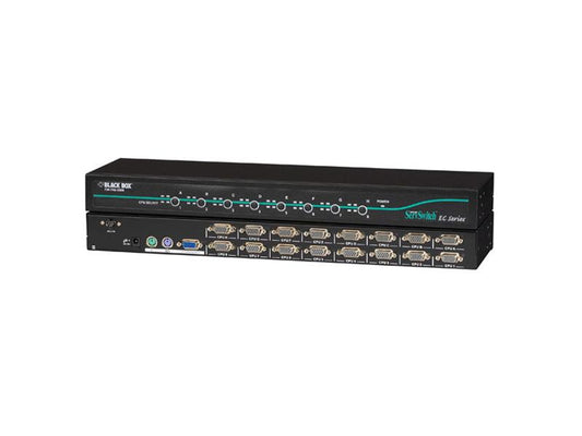 Black Box Corp Kvm Switch 16 Port Ps/2 Or Usb Servers &