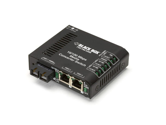 Black Box Corp Standard Media Converter Switch 10-/100-