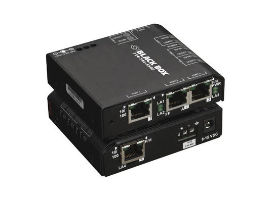 Black Box Corp 4 Port Industrial Fast Ethernet Switch E