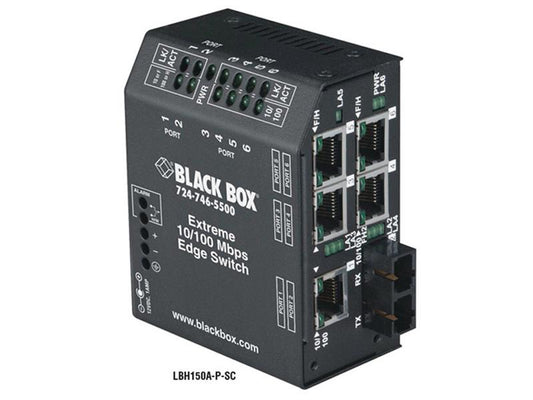 Black Box Corp 6 Port Industrial Fast Ethernet Switch E