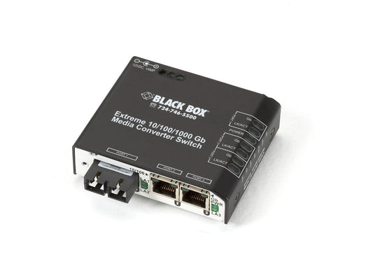 Black Box Corp Extreme Media Converter Switch 10-/100-/