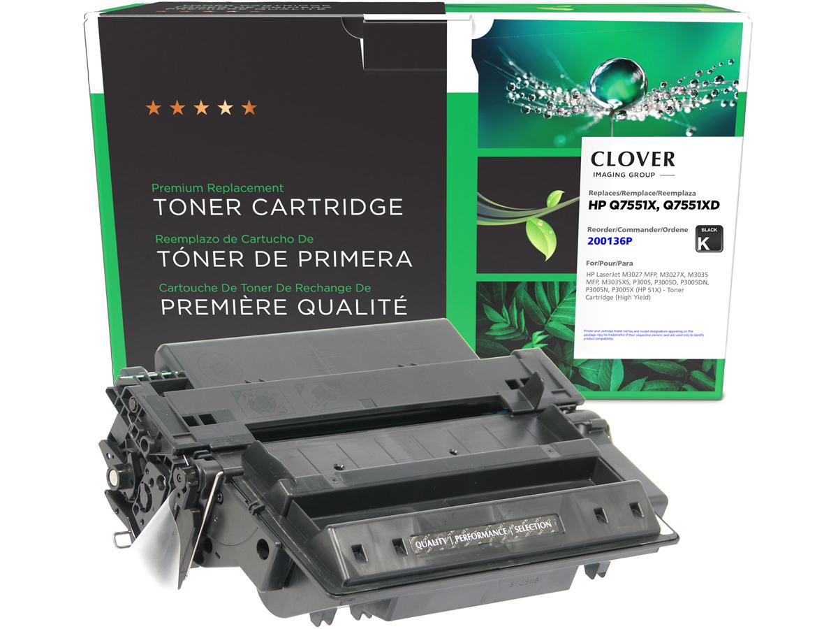 Cartucho de tóner remanufacturado de alto rendimiento Clover Imaging Alternati