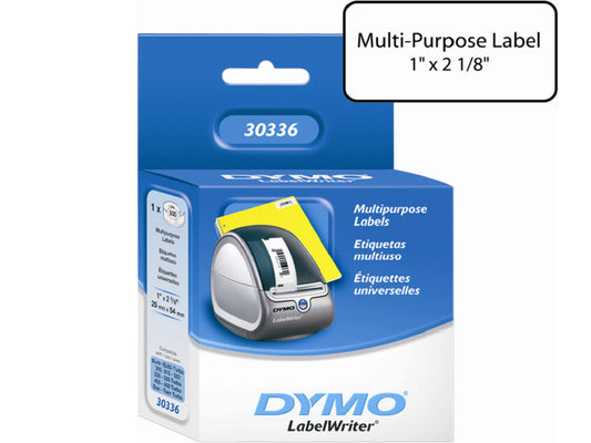 Newell-Dymo Lbl Mltpurp 1X2-1/8 500/rouleau