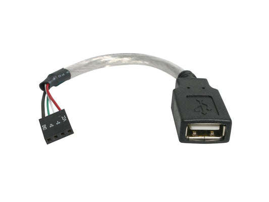 Adaptador USB 2.0 A de 6 pulgadas a USB de 4 pines para placa base Startech.Com