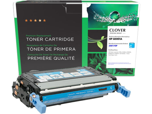 Clover Imaging Remanufactured Cyan Toner Cartridge Alternative For