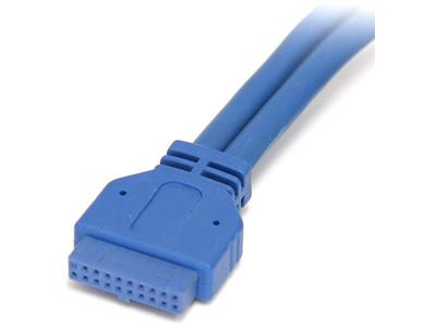 Cable USB 3.0 de 2 puertos para montaje en panel de Startech.Com - USB A a placa base