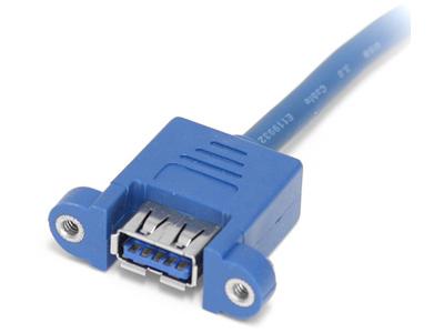 Cable USB 3.0 de 2 puertos para montaje en panel de Startech.Com - USB A a placa base