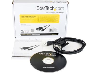 Adaptador USB a serie RS232 de Startech.Com - Adaptador serie DB9 DCE