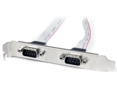 Startech.Com - Soporte de puerto serie DB9 de 2 puertos y 16 pulgadas a conector de 10 pines