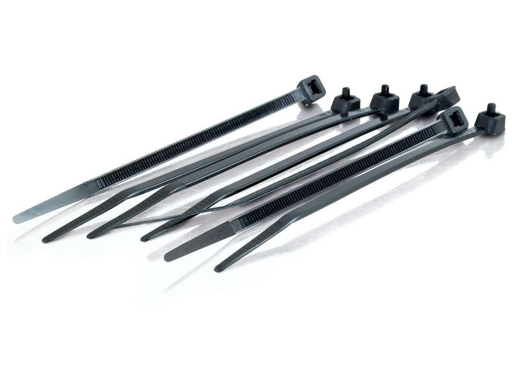 C2G 4In Cable Tie Multipack (100 Pack) - Black - Cable Tie