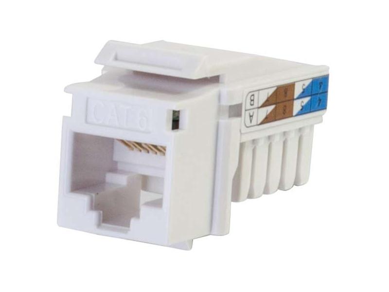 C2G Cat6 Rj45 Utp Keystone Jack - White - Modular Insert