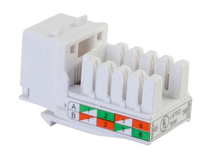 C2G Cat6 Rj45 Utp Keystone Jack - White - Modular Insert
