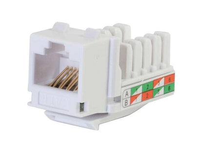C2G Cat6 Rj45 Utp Keystone Jack - White - Modular Insert