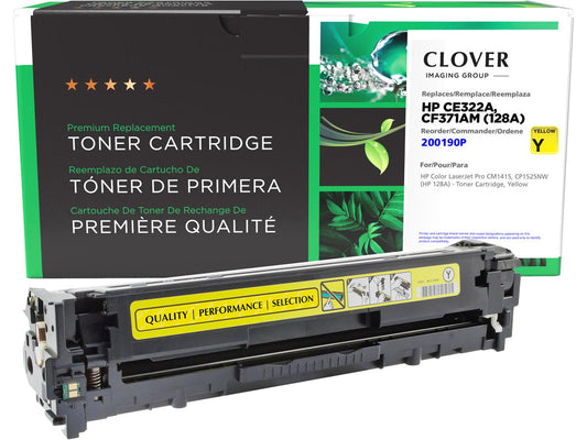 Clover Imaging Remanufactured Yellow Toner Cartridge Alternative F