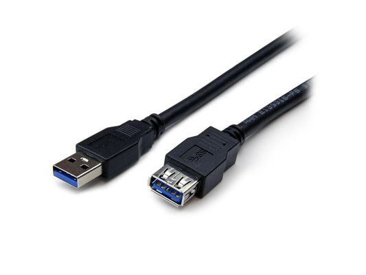 Cable de extensión USB 3.0 SuperSpeed ​​de 1.8 m, color negro, de Startech.Com
