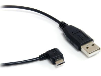 Cable micro USB Startech.Com de 91 cm (3 pies) - A a Micro USB en ángulo recto