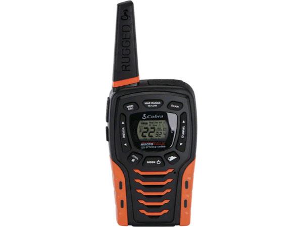Radio bidireccional Cobra de 16 millas (paquete de 2) bilingüe