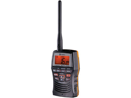 Cobra Hand Held Vhf Radio, 3 Watt, Floats, Black Bilingual