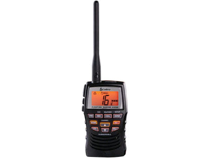 Cobra Hand Held Vhf Radio, 3 Watt, Floats, Black Bilingual