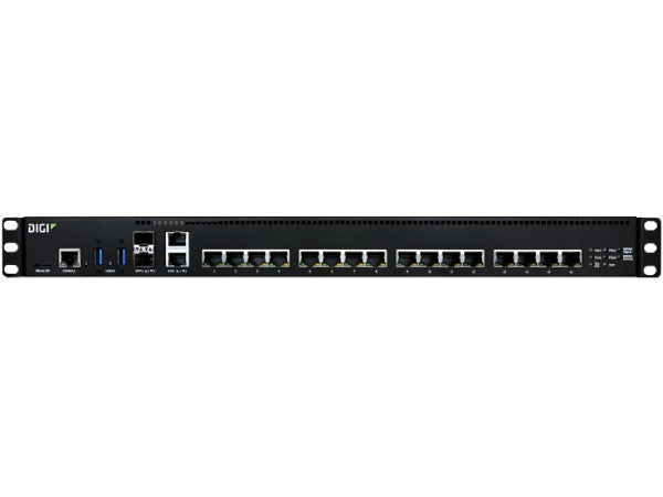 Digi Connect Ez 16 Serial Server, 16 Rs-232 Serial Ports, Dual Ac
