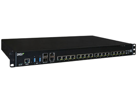 Digi Connect Ez 16 Serial Server, 16 Rs-232 Serial Ports, Dual Ac