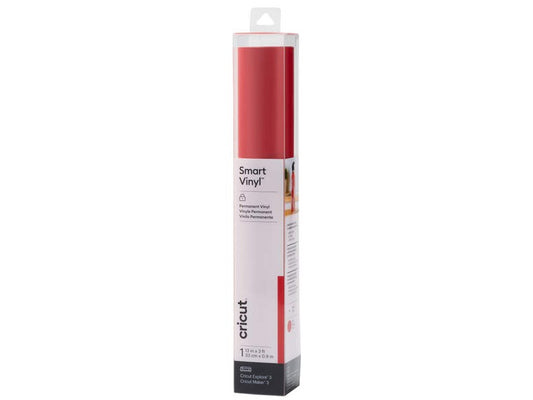 Cricut Smart Vnl Rojo Permanente 13x3 pies