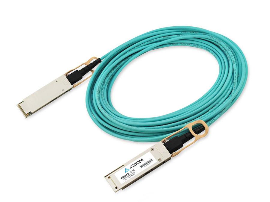 Axiom 40Gbase-Aoc Qsfp+ To 4 Sfp+ Active Optical Cable, 10M