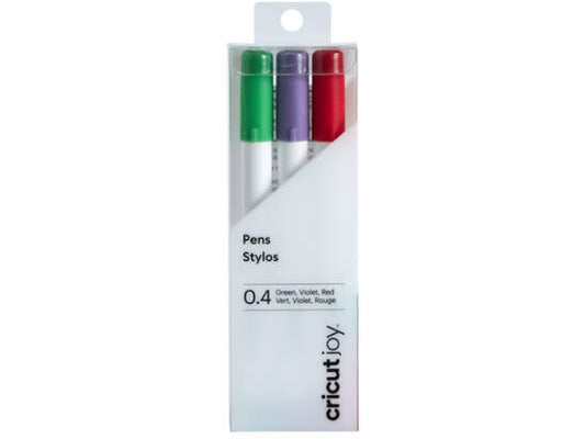 Cricut Joy - Stylo à pointe fibre - Rouge, vert, violet (lot de 3)