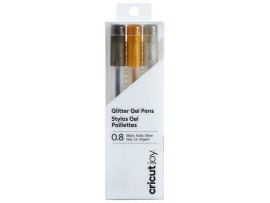 Stylo roller Cricut Joy – Noir, argent, or (lot de 3)