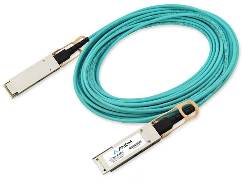 Cable óptico activo Axiom 40Gbase-Aoc Qsfp+, compatible con Gigamon, 3 m