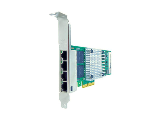 Tarjeta de interfaz de red Axiom 10/100/1000 Mb/s con cuatro puertos RJ45 PCIe x4 para HP - P211