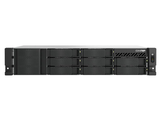 Qnap 2U 8 baies rackable faible profondeur NAS/ISCSI IP-SAN. Intel Atom C