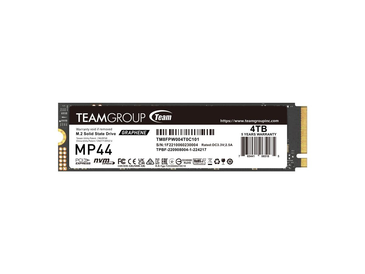 Team Group Team M.2-2280 Pci-E Gen4X4 Mp44 4Tb Retail