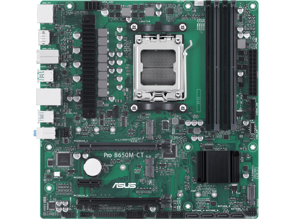 Asus Pro B650M-Ct-Csm Amd Ryzen 7000 Socket Am5 4Ddr5 128Gb Microatx