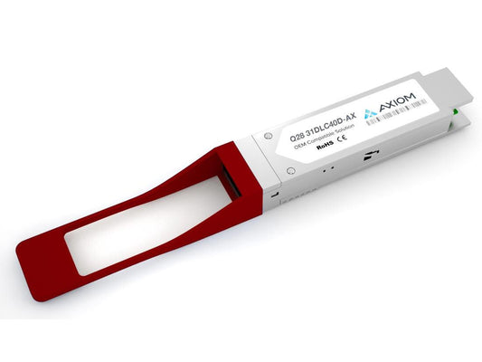 Émetteur-récepteur Axiom 100Gbase-Er4L QSFP28 pour Mikrotik - Q28+31Dlc40D