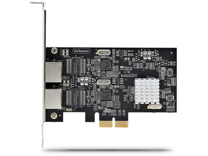 Tarjeta de red PCIe Nbase-T de 2 puertos y 2,5 Gbps de Startech.Com, Intel I225-