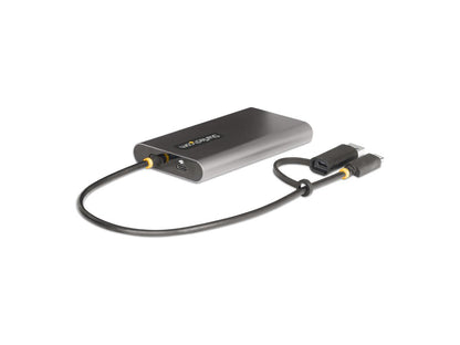 Adaptador Startech USB-C a HDMI dual (USB-C o A a HDMI 2X, 4K 60H)