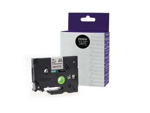Brother Tze-S231 Extra Strength Adhesive Black / White 12Mm