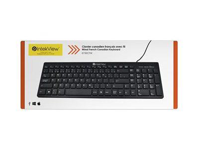 Clavier filaire Nu-Tone Intekview Slim V.2 (français canadien)