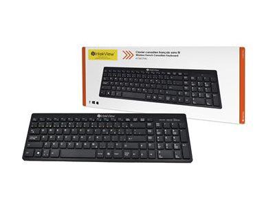 Nu-Tone Wireless Intekview Slim Keyboard V.2 French Canadian