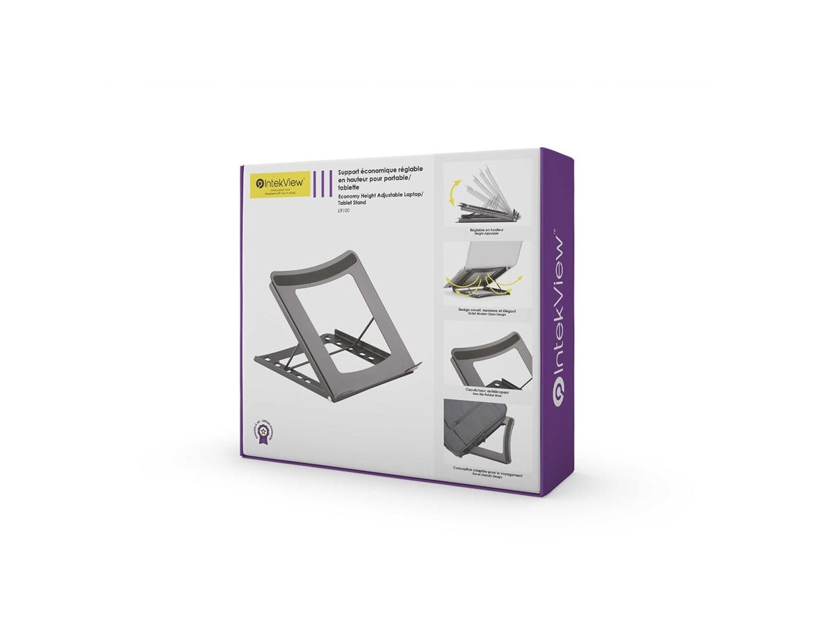 Nu-Tone Intekview Height Adjustable Laptop/Tablet Stand