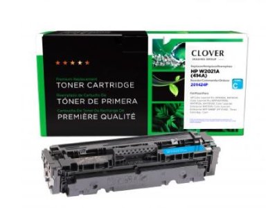 Cartucho de tóner cian remanufacturado Clover Imaging para HP 414A (W2)