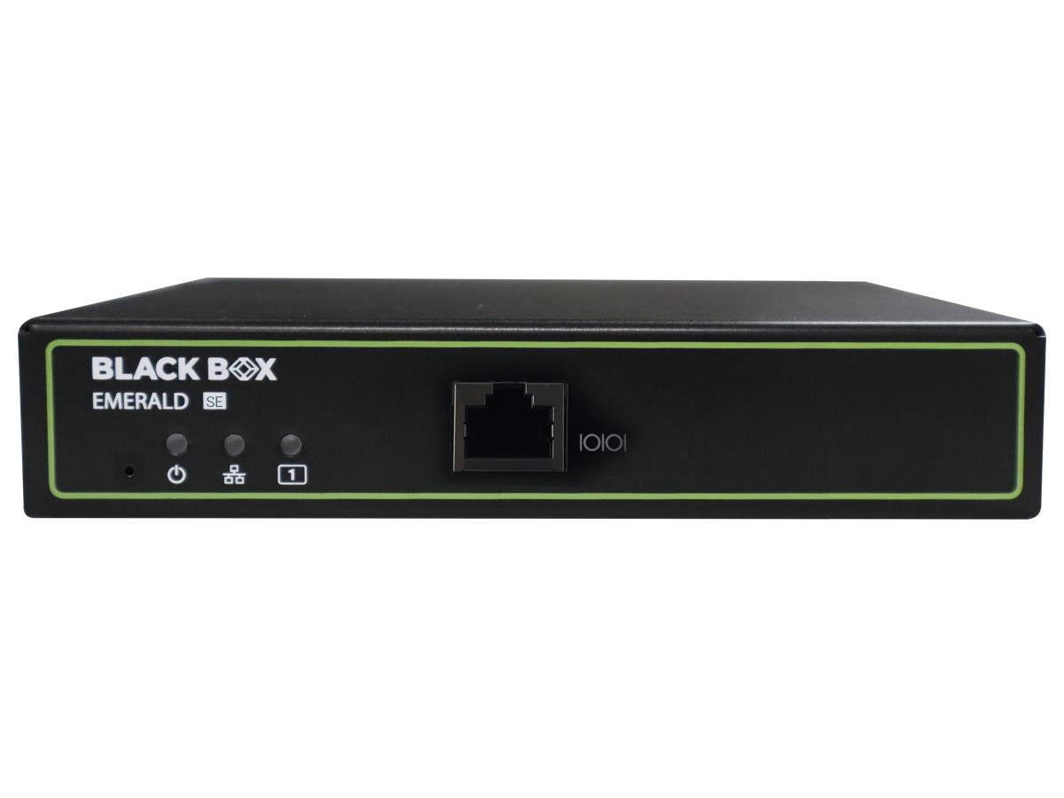 Transmisor KVM sobre IP Black Box Emerald SE de un solo cabezal, HD, DVI