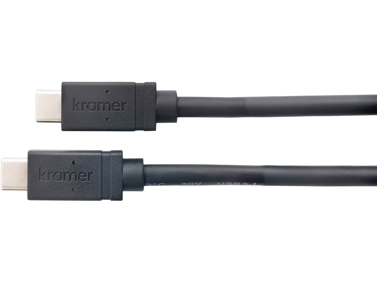 Kramer Usb-C Full Featured Cable, Usb 3.2, Passive, 6 Feet