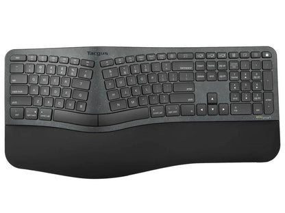 Teclado antimicrobiano inalámbrico ergonómico Ecosmart de Targus