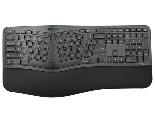 Teclado antimicrobiano inalámbrico ergonómico Ecosmart de Targus