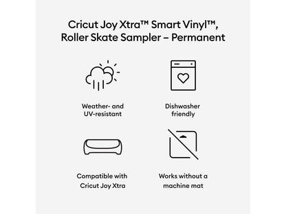 Cricut Joy Xtra Smrt Vnl Perm Matte - Patín de ruedas (9,5 x 12 pulgadas, 3 unidades)