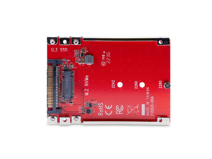 Adaptador Startech.Com M.2 a U.3 para SSD M.2 NVME y unidades PCIe M.2